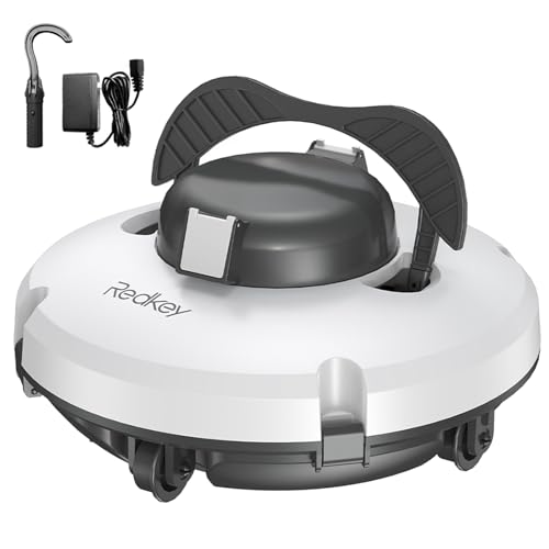 Redkey Upgrade S100 Poolroboter Akku, Akkulaufzeit 200 Minuten,Max Steigung 18°,Selbstparkend, Automatische