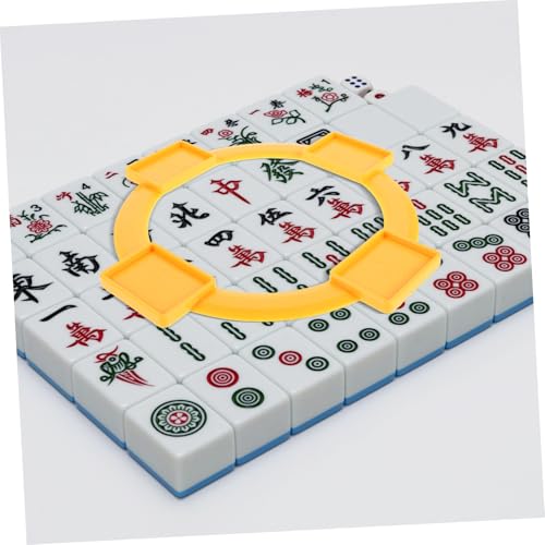 Accesorio práctico para Mahjong con diseño de bandeja y bolsa miniatura 5