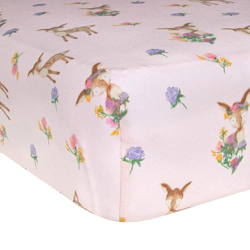 Burt's Bees Baby - Fitted Crib Sheet, Girls Boys & Unisex 100% Organic Cotton Crib Sheet for Standard Crib and Toddler Mattresses