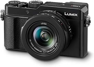 Panasonic Lumix LX100 II Large Four Thirds 21.7 MP Multi Aspect Sensor 24-75mm Leica DC VARIO-SUMMILUX F1.7-2.8 Lens Wi-Fi and Bluetooth Camera with 3