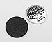 Squatch Badge USA Flag Style,4×4 Lettering Emblem Car Metal Badge Compatible with Jeep Wrangler Cherokee and Various Cars（2 Pieces） (Mute Black Mountain)