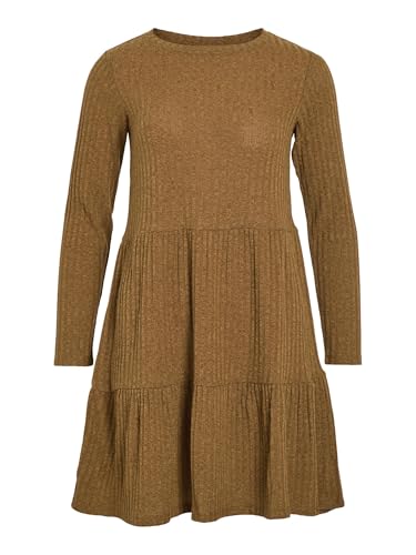 Robe VILA Vielita L/S Short Dress vêtement fluide coupe patineuse femme