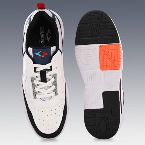 Image of Cruiser Mens Sneaker | Comfort & Style with Soft Cushioned Insole |Stylish Casual Sneakers for Men | Trendy Lace-Up Design for Casual Outfits (2602)