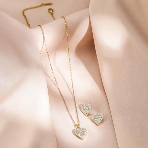 Image of Rubans Pendant Western Style Jewellery Set Gift for Women & Girls