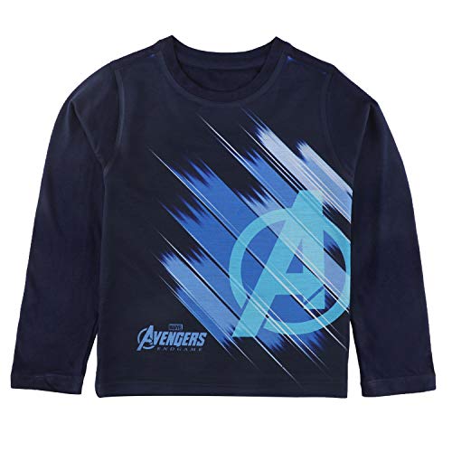 Image of Marvel Avengers by Wear Your Mind Boy's Regular Fit Long Sleeve Top