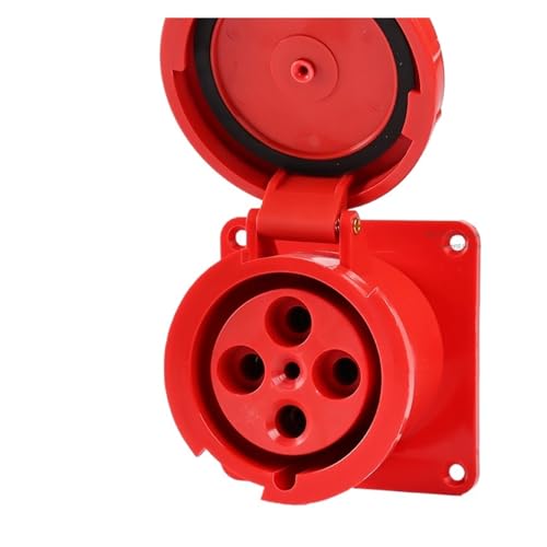 ZQ-344 aviation socket 4 holes 125A waterproof IP67 miniatura 2