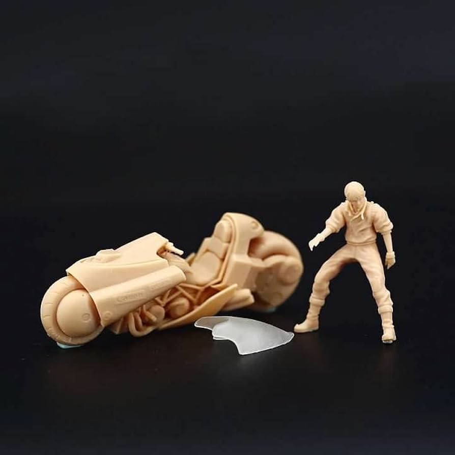 Amazon.co.jp: ZEDACA 1/64 モトコンポバイクに乗るモデル
