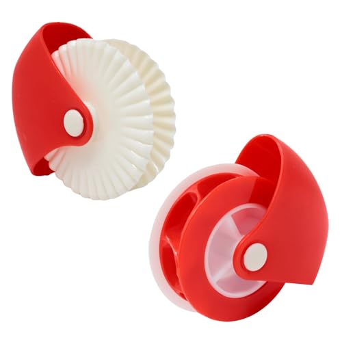 yueton Rueda de corte de repostería para decoración de repostería, 2 unidades