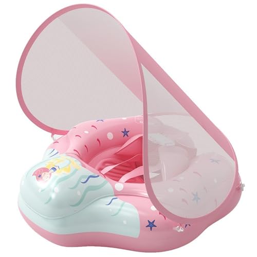 Flotteur pour bébé avec auvent de piscine et flotteur de natation gonflable ajustable