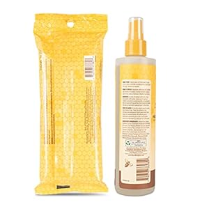 Burt’s Bees for Cats Grooming Wipes and Dander Reducing Spray – Cat Wipes and Cat Dander Spray, Cat Dander Wipes, Dander Reducing Cat Grooming Wipes, Burts Bees Cat Spray for Dander