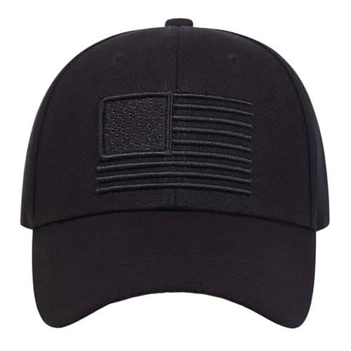 Image of USA Flag Hat American Flag Embroidered Patriotism On Display Comfortable Adjustable One Size Fits Most