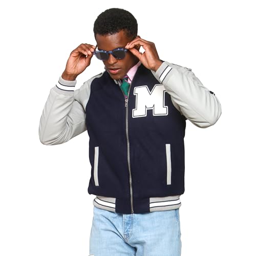 Members Only Men's Wool Varsity Jacket | Vintage Streetwear | 80s