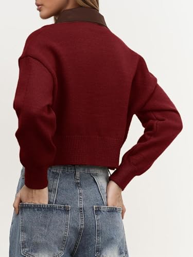 Image of Saodimallsu Womens Long Cardigan Sweaters Chunky Open Front Oversized Slouchy Knit Fall Trendy Coatigan Jackets