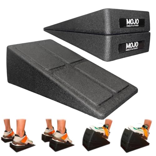 Adjustable Slant Board Calf Stretcher: 5 Adjustable Angles, Squat Wedge Block, 450 lbs Weight Capacity Calf Raise Stretch Yoga Blocks Foam Board for Exercise, Yoga, Squat, Ankle Mobility Balance Board