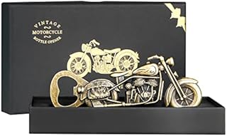 Motorcycle Beer Gifts for Men, WZLEMOM Vintage Motorcycle Bottle Opener, Beer Opener for Bar Party, Motorbike Gifts for Men, Christmas Gifts, Valentines Gift, Birthday Gift Unique Beer Gift for Men