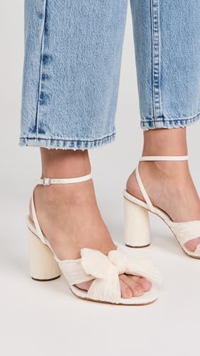 Image of Loeffler Randall Women's Camellia Pleated Bow Heel with Ankle Strap