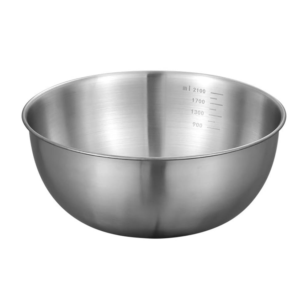 Tazón para Mezclar Tazón Graduado Ensaladera Frutero para Hornear Cocinar y Almacenar(17cm)