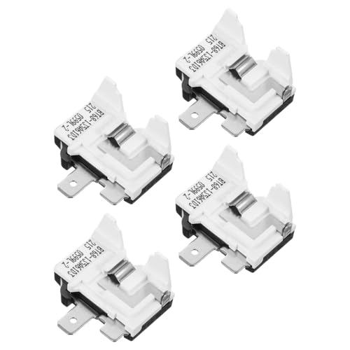 TEHAUX 4 Piezas Protector de Compresor con Relé de Arranque y Protección Térmica Automática para Congeladores y Refrigeradores Fácil Instalación y Protección contra Sobrecarga y