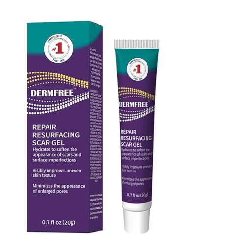 Silicone Scar Gel Scar Cream, Hydrates and Soften Scars, Stretch Mark & Scar Removal Cream, for New & Old Scars, Non-greasy, 20g