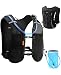 ECOHUB Zaino Trail Running Anti-Rimbalzo con Sacca Idrica 2L, Gilet Running Leggero e Traspirante con 6 Tasche, Zaino Idratazione Regolabili per Uomo, Donna, Corsa, Maratona, Ciclismo, MTB, Trekking