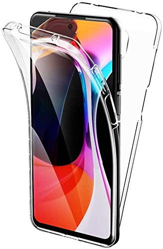 Fundas Para Xiaomi Redmi Note 9 Pro Funda 360º para móvil Xiaomi Redmi Note 9 Pro/Note 9s Silicona Transparente - Carcasa Resistente Full Body Delantera y...