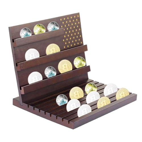 Soporte para monedas de plata antirrayaduras para organizar el despacho