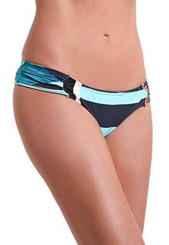 Calcinha Biquíni Avulso Borboleta Tulum - Estampa Azul Tulum - P