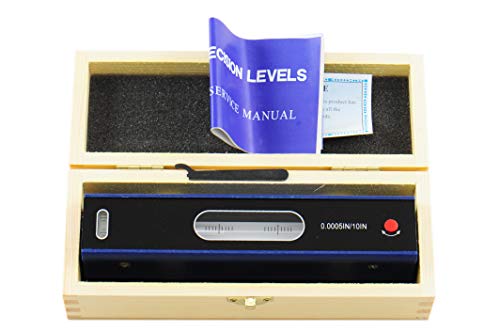 Shars 8" Master Precision Level in Fitted Box for Machinist Tool 303-9501 S)