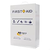 4 Shelf Empty Industrial First Aid Box With First Aid Logo