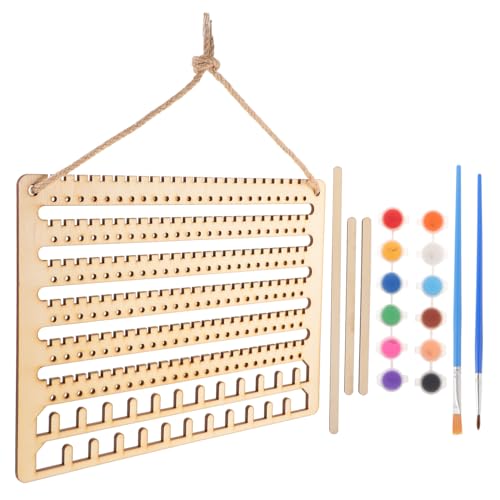 STOBAZA Présentoir Mural pour Bijoux Organiseur Suspendu pour Colliers Boucles Doreilles et Bagues Rangement Pratique et pour Chambre et Salle de Bain