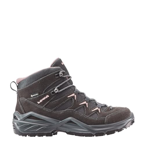 LOWA Stiefel mittel SIRKOS EVO GTX MID Ws graphit/altrosa, 39