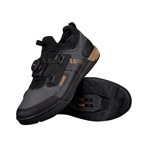 Zapatillas Leatt HydraDri 5.0 Proclip en negro, calzado técnico de alta resistencia 43.5