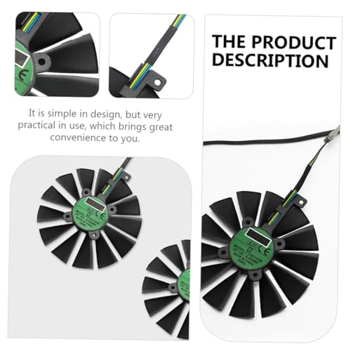Par de ventiladores para GPU para enfriamiento de tarjeta gráfica miniatura 7