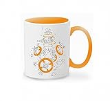 Star Wars Funko SW05537 Star Wars Exploded View BB-8 The Last Jedi Mug, Ceramic, White, 14.5 x 9.8 x 11 cm