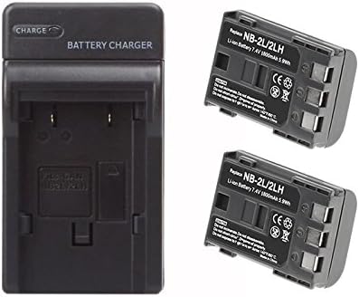 Replacement Battery (2-Pack) & Charger Set for Canon VIXIA HF R11 Camera - Replacement Canon NB-2LH Battery & Charger Kit