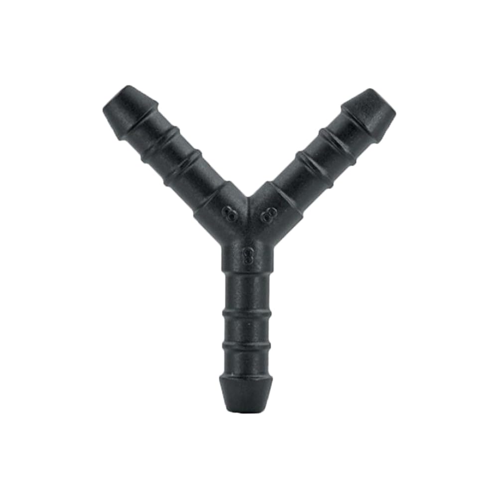 KafTon Hose Tube Pipe 3-Way Y-Piece Splitter Connector 6mm - Fuel Air Pipe Connector Joiner Air Fuel Water (8mm, 5)