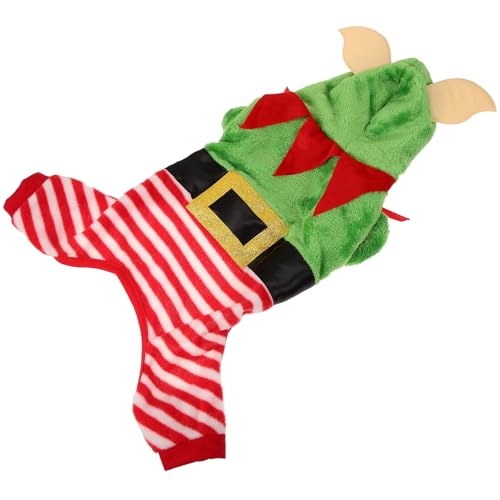 Disfraz de Duende de Navidad para Perros Medianos