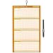 Murray Sporting Goods Baseball Team Colors Dry Erase Coaches Clipboard (Gold)