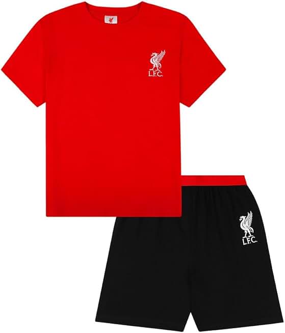 Mens Official Liverpool Football Club Short LFC Pyjamas