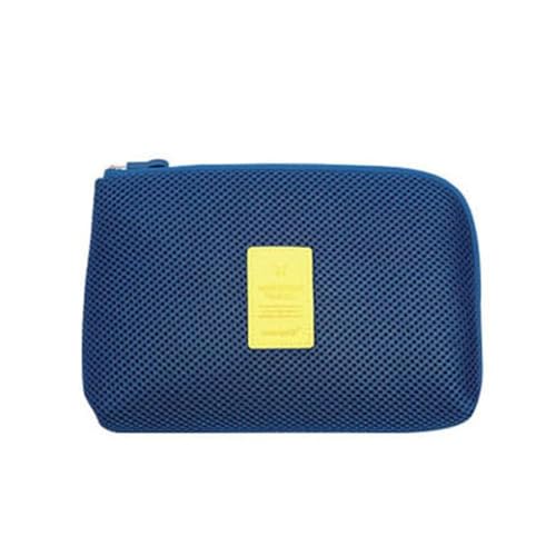 Zambuph Cable de datos de carga para hombres y mujeres, banco batería, bolsas almacenamiento blandas, organizador antigolpes para senderismo, bolsas con cremallera, accesorio