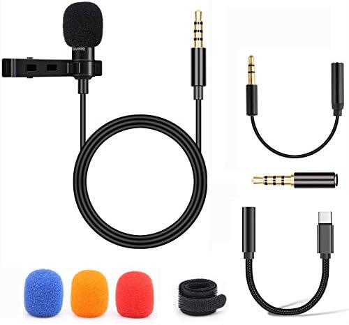Produktbild von Lavalier Ansteckmikrofon Mit Clip – 3,5 Mm Klinke, 1,5 M Kabel, Für Handy, PC, Laptop