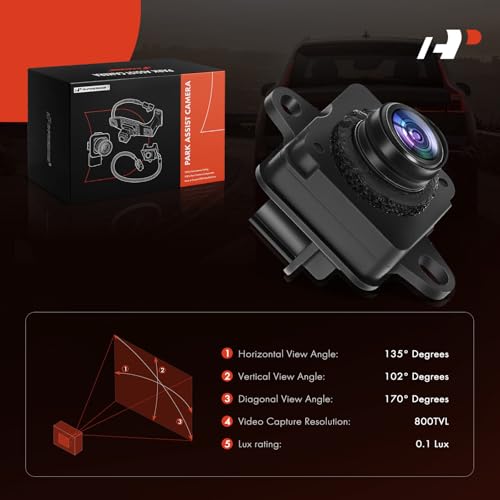 Image of A-Premium Rear View Backup Camera Compatible with Ram | Parking Camera for 2015 2016 2017 ProMaster City