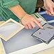 QUARKZMAN Papierherstellung Bildschirm Holz Papierherstellung 4,7 x 3,9 Zoll Papierherstellungsrahmen-Set Doppelschicht für DIY Papierhandwerk Herstellung von Karten, Lesezeichen