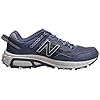 New-Balance-Womens-410-V6-Trail-Running-Shoe New Balance Women's 410 V6 Trail Running Shoe, Vintage Indigo/White Peach/White Agave, 9.5 M US