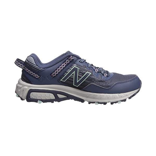 New-Balance-Womens-410-V6-Trail-Running-Shoe New Balance Women's 410 V6 Trail Running Shoe, Vintage Indigo/White Peach/White Agave, 9.5 M US