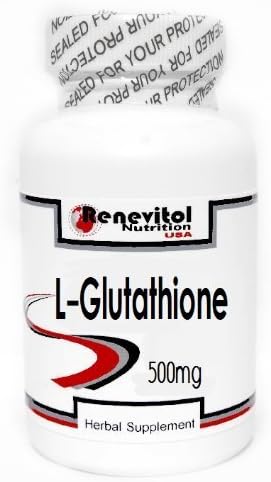 L-Glutathione Free Form 500mg 200 Capsules ~ Renevitol