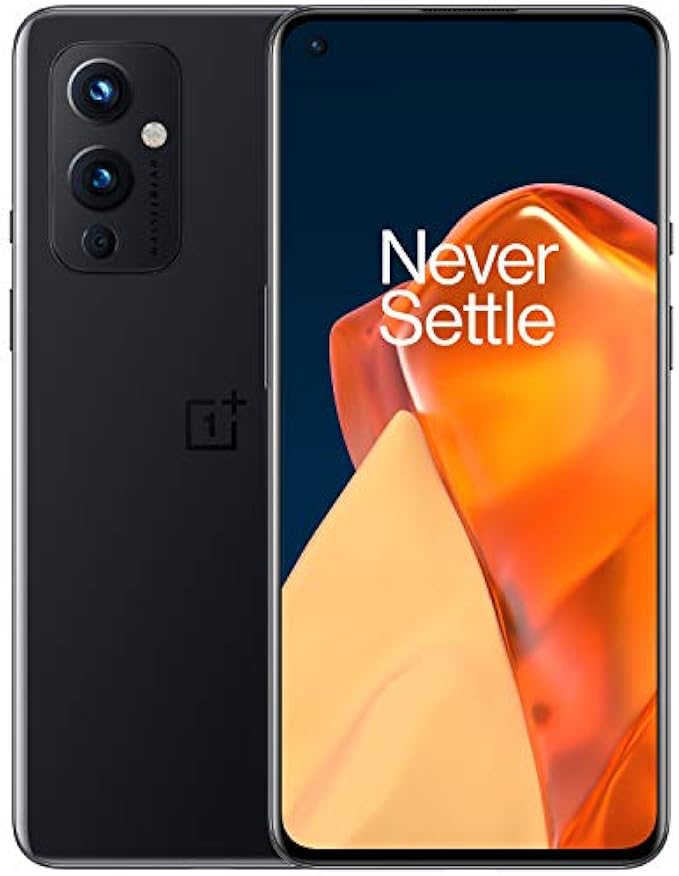 OnePlus 9 Astral Black, 5G Unlocked Android Smartphone U.S Version, 8GB RAM+128GB Storage,120Hz Fluid Display, Hasselblad Triple Camera, 65W Ultra Fast Charge,15W Wireless Charge, with Alexa Built-in