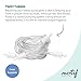 Motif Medical Breast Pump Tubing for Motif Twist - Pump Tubing Replacement W/Connectors - Easy-to-Replace Lactation Tube - Essential Breast Pump Parts for Pump Maintenance (32”, 2 Tubes)