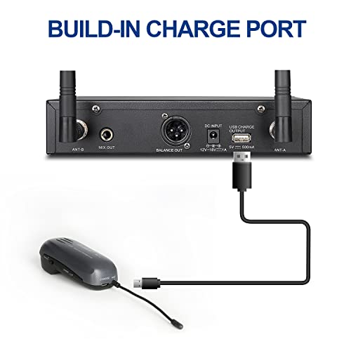 SGPRO Saxophone Wireless Microphone Professional Gooseneck Clipon Mic