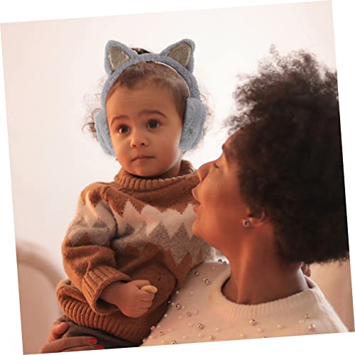BESTYASH Lovely Cat Ear Plush Earmuff for Warm Winter Ear Covers Soft Skin Friendly for Outdoor Activities School4